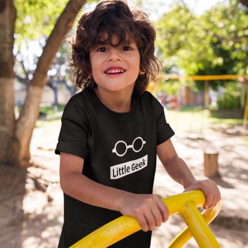 Big Geek Little Geek T-Shirt For Dad And Son