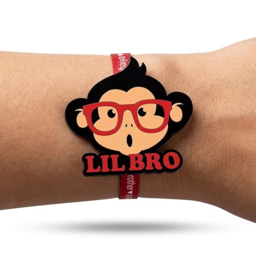 Monkey Lil Bro Kids Rakhi for Little Brother