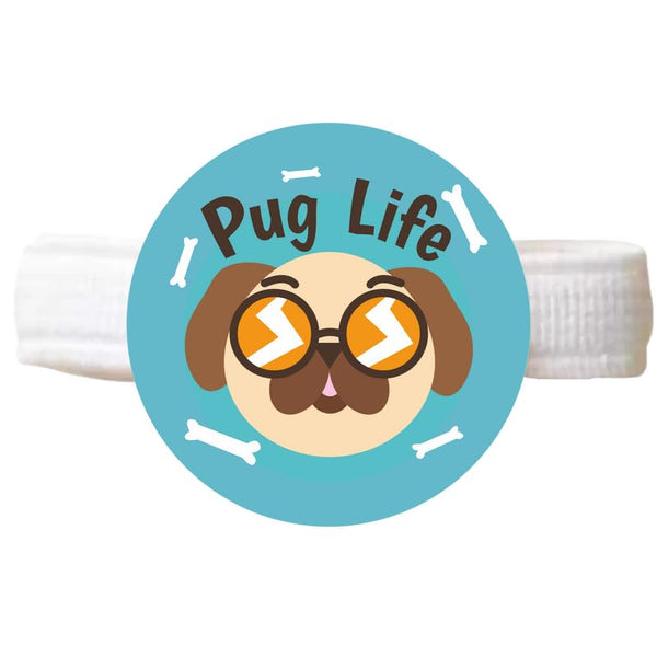 TheYayaCafe Dog Rakhi Rakshabandhan Gifts for Pets Paw Accessories Pug Life 1.5 Inch Acrylic, Rakhi Gift for Dogs, Cats, Pups from Sister, Brother on Raksha Bandhan, Pet Lovers
