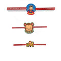 Printed Acrylic Kids Rakhi Set of 3 for Brother | Raksha Bandhan