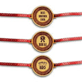 Engraved Rakhi Combo - Best Brother, Soul Brother & Vira, Set of 3