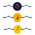 Religious Rakhi Set of 3 - Auspicious Raksha Bandhan Rakhi