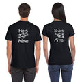 He's Mine & She's Mine Matching Couple T-Shirts