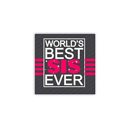 World's Best Sis Coffee Mug - Rakhi Birthday Gift 330ml