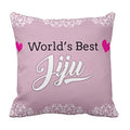 TheYayaCafe Brother in Law Printed Cushion Cover Jiju 16x16 Inches (40x40 cm), Birthday Anniversary Raksha Bandhan Diwali Gift for Jiju, Brother in Law, Jija from Sister and Wife