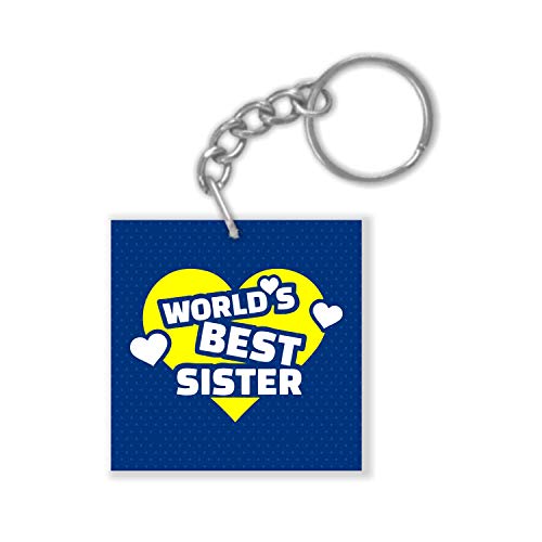 Best Sister Ever Keychain Keyring