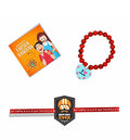 Best Bro Ever & I Love Bhabhi Beads Rakhi Combo, Set of 2
