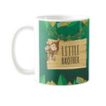TheYayaCafe Birthday Gifts Combo for Brother, Printed Ceramic Coffee Mug with Coaster 11oz (330ml), Raksha Bandhan Bhai Dooj Gift for Big and Little Brother from Sister