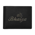 Bade Bhaiya Personalised Genuine Leather Wallet for Brother