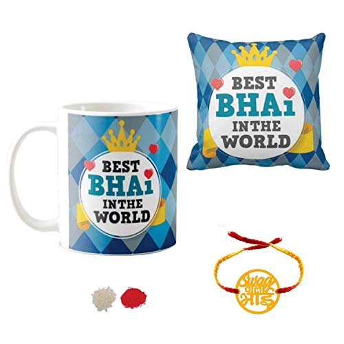YaYa cafe Family Rakhi for Brother Combo Sets Swag Wala Bhai Rakhi Hamper Raksha Bandhan