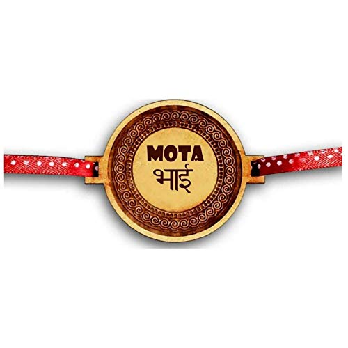 Mota Bhai Engraved Rakhi for Elder Brother