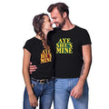 He's Mine & She's Mine Matching Couple T-Shirts