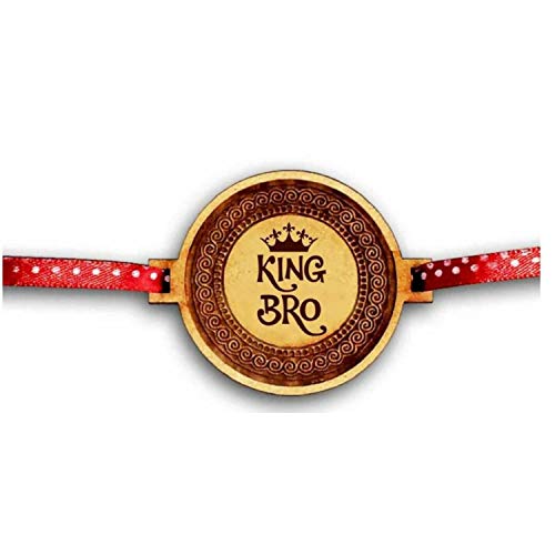 King Bro Engraved Rakhi for Brother, Raksha Bandhan