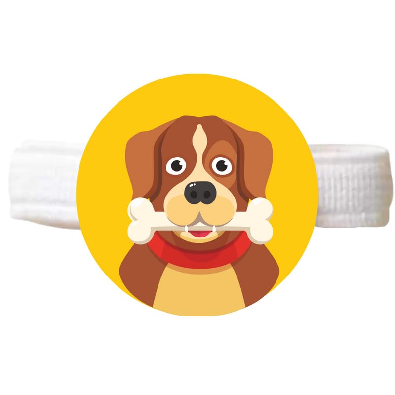 TheYayaCafe Dog Rakhi Rakshabandhan Gift for Pets, Acrylic Paw Rakhi with Elastic Band, 1.5 Inches, Cats and Fur Babies from Pet Parents, Raksha Bandhan, Birthday, Diwali