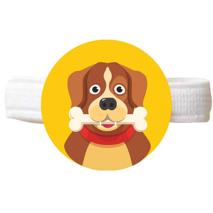 TheYayaCafe Dog Rakhi Rakshabandhan Gift for Pets, Acrylic Paw Rakhi with Elastic Band, 1.5 Inches, Cats and Fur Babies from Pet Parents, Raksha Bandhan, Birthday, Diwali