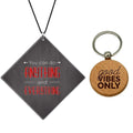 Car Hanging - You Can Do Anything Motivational Accessory with Keychain