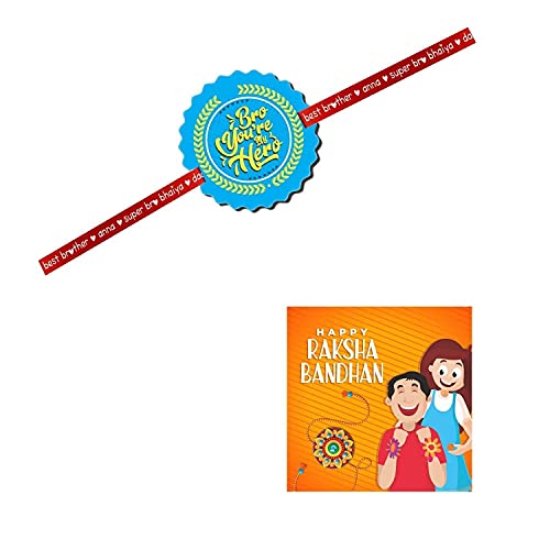 Bro You Are My Hero Kids Rakhi for Little Brothers