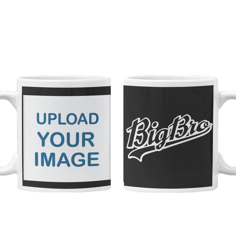 TheYaYaCafe Personalized Ceramic Printed Big Bro Coffee Mugs for Brother