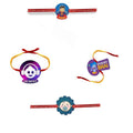 Acrylic Quote Rakhi Set of 4 for Brother | Rakhi Combo Pack