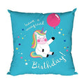 Have A Magical Birthday Cushion Cover, Blue 24x24 inches