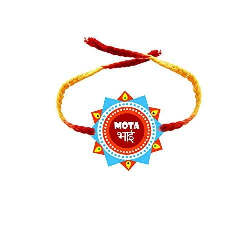 YaYa cafe Rakhi for Brother Boy Printed Rakhi Mota Bhai Raksha Bandhan
