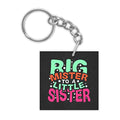 Big Mister to a Little Sister Keyring - Kids Keychain for Brother