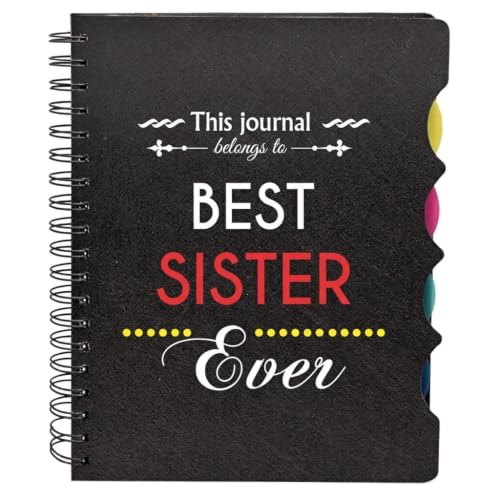 Best Sister Ever Notebook - Personalised Gift for Sister