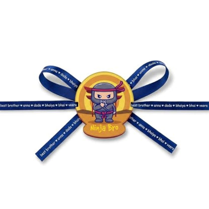 TheYaYaCafe Raksha Bandhan Gifts for Brother Ninja Bro Printed Cute Gaming Kids Rakhi Bracelet