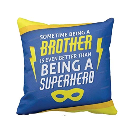 Personalised for Brother Super Hero Brother Cushion Cover