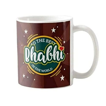 TheYayaCafe Rakhi Gift Set for Bhaiya Bhabhi with 2 Printed Rakhis, Raksha Bandhan, Bhaidooj, Anniversary, Birthday Gift for Brother and Sister-in-Law
