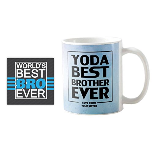 Yoda Best Brother Ever Coffee Mug 330ml - Birthday Rakhi Gift