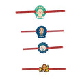 Printed Rakhi Set of 4 for Brother | Raksha Bandhan Combo