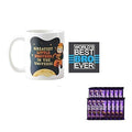 Rakhi Mug Gift Combo for Brother with Coaster and 5 Chocolates