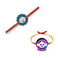 Personalised Acrylic Rakhi Set of 2 for Brother, Printed Quote