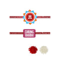 King Bro & Queen Bhabhi Beads Rakhi Set of 2 for Bhaiya Bhabhi