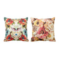Modern Art Floral Cushion Cover Set of 2 for Sofa & Living Room