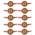 Best Brother Ever Engraved Rakhi Combo, Pack of 10
