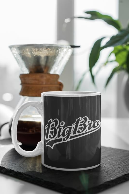 TheYaYaCafe Personalized Ceramic Printed Big Bro Coffee Mugs for Brother