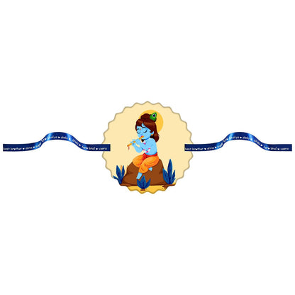 Flute Krishna Kids Rakhi for Brothers
