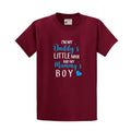 Boys' Round Neck T-Shirt - 100% Cotton Regular Fit Kids' Tee