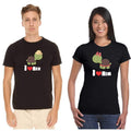 Him & Her Turtle Matching Couple T-Shirts