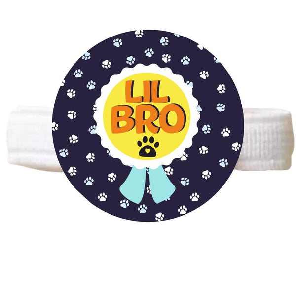 TheYayaCafe Dog Rakhi Rakshabandhan Gifts for Pets, Acrylic Paw Accessories with Elastic Band Lil Bro, Raksha Bandhan Rakhi for Dog Brother from Sister