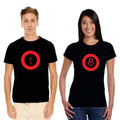 Heart Lock and Key Husband Wife Matching Couple T-Shirts