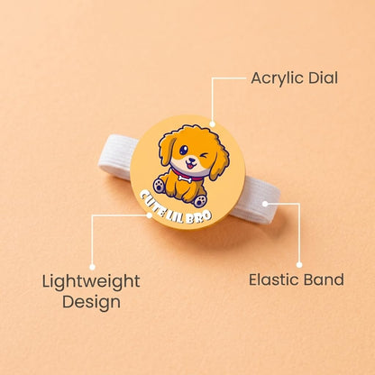 TheYayaCafe Dog Rakhi for Pets Cute Lil Bro Acrylic Rakshabandhan Gift for Dogs, Rakhi for Fur Brothers, Brother, Family
