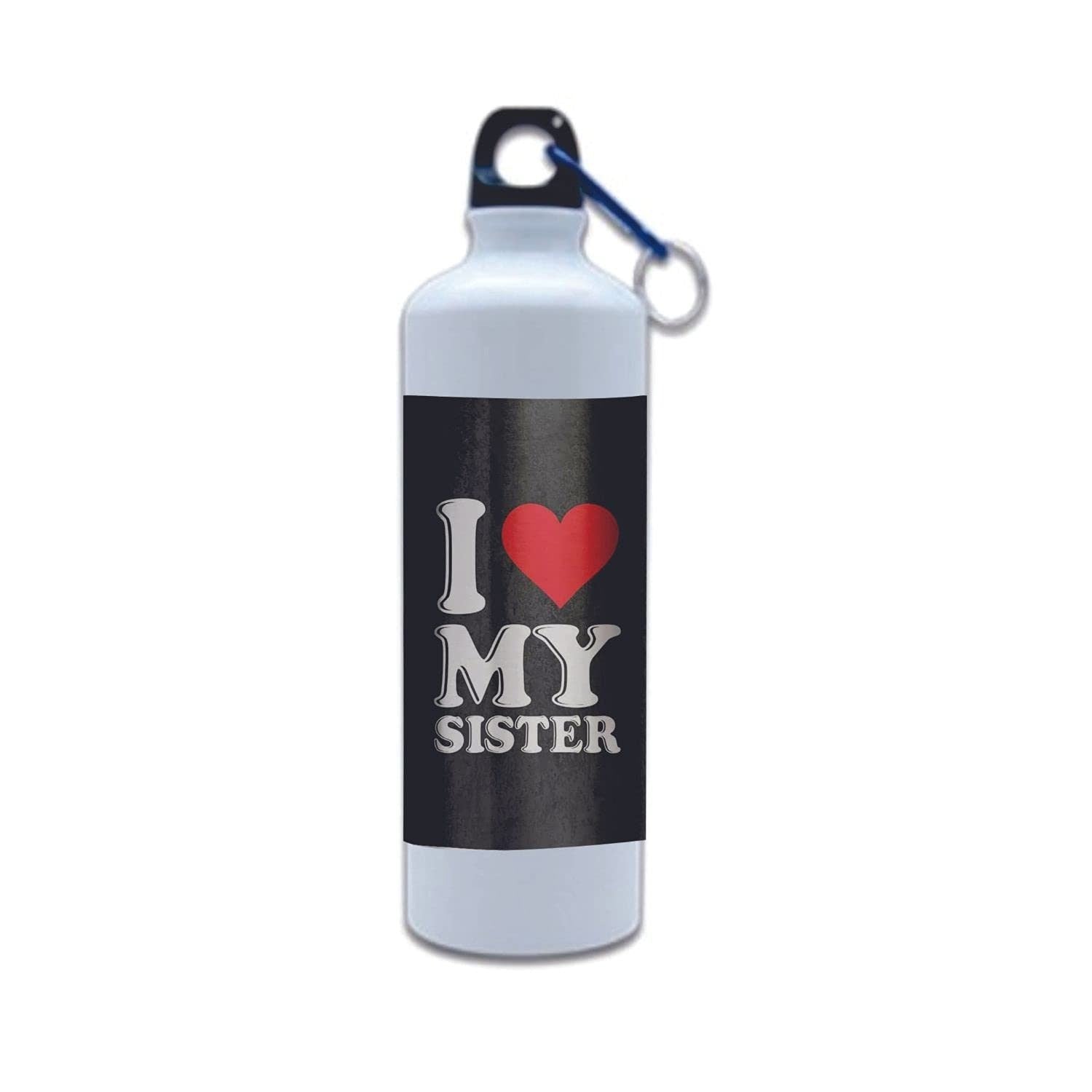 I Love My Sister Sipper Water Bottle