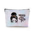 Printed Makeup Pouch - Personalised Canvas Toiletry Bag