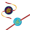 Printed Acrylic Rakhi for Brother, Kids and Adults, Rakhi Gift