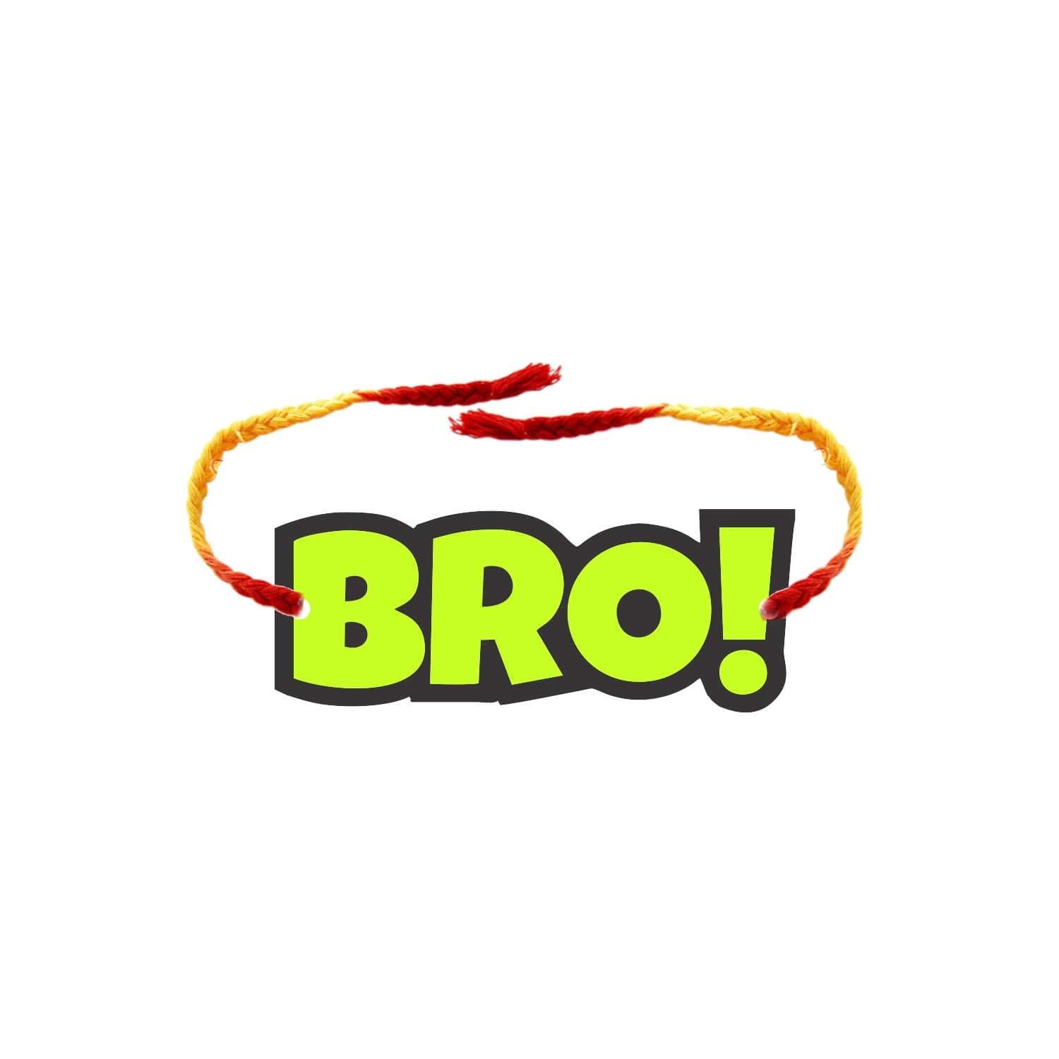 Yaya Cafe Rakhi for Brother Bro Printed Rakhi Raksha Bandhan