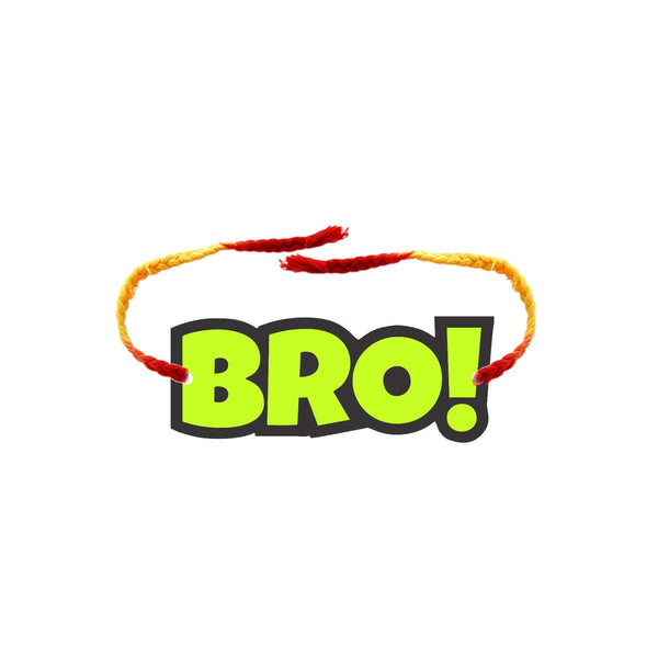 Yaya Cafe Rakhi for Brother Bro Printed Rakhi Raksha Bandhan