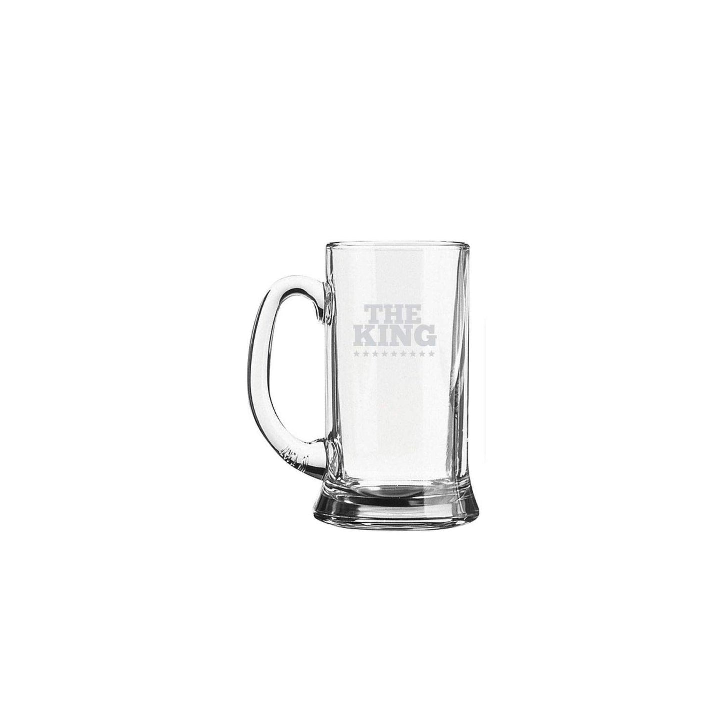 The King Husband Boyfriend Engraved Beer Mug